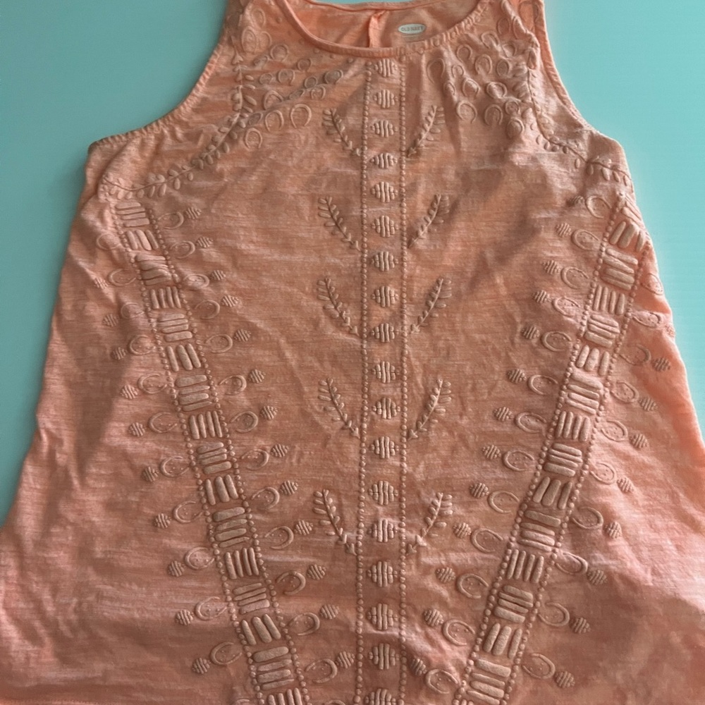 Old Navy Girls Peach Tank Top